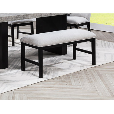 Banc de salle à manger rembourré de style contemporain 1pc