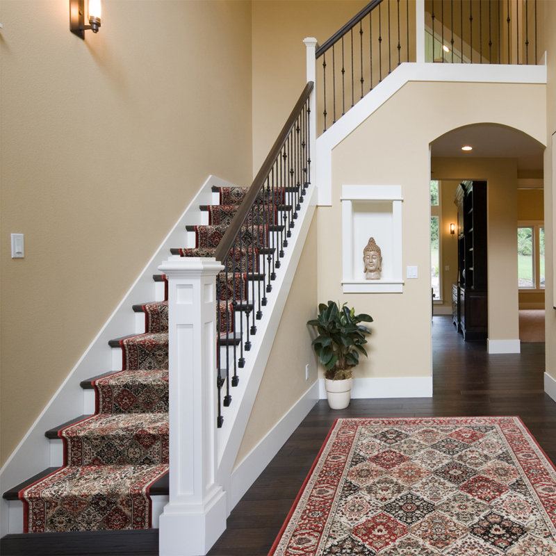 Lochlan Traditional Woven Indoor Area Rug and Runners!, 26"x50', Multi-Colored Red