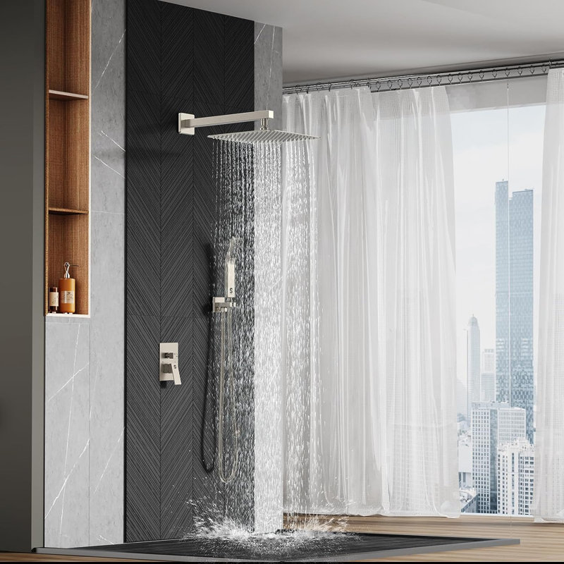 Complete Shower System, Brushed