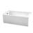 Grayley 60'' x 32'' Soaking Acrylic Bathtub-44684284-50480623