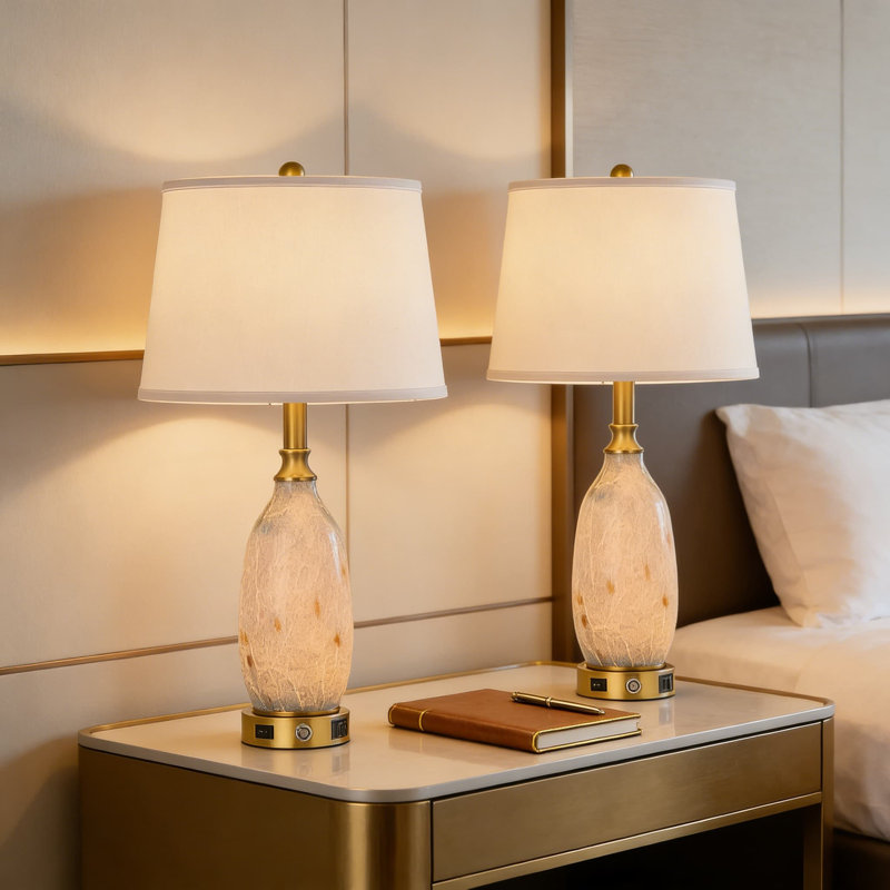 Lampe de table Modern Art Glass