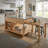 Tinka 3-Drawer Rectangle Pine Kitchen Island-1043488881-965069167