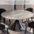 Modern Simple Round Marble Dining Table Sets-105511137