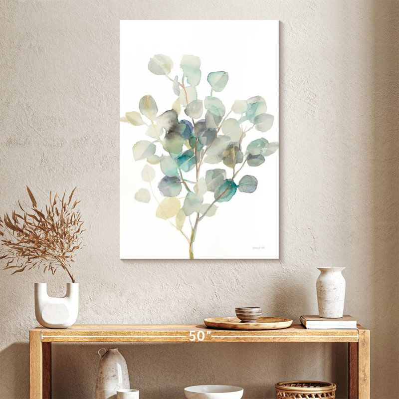 Harnek Eucalyptus White I, 39" H x 26" W