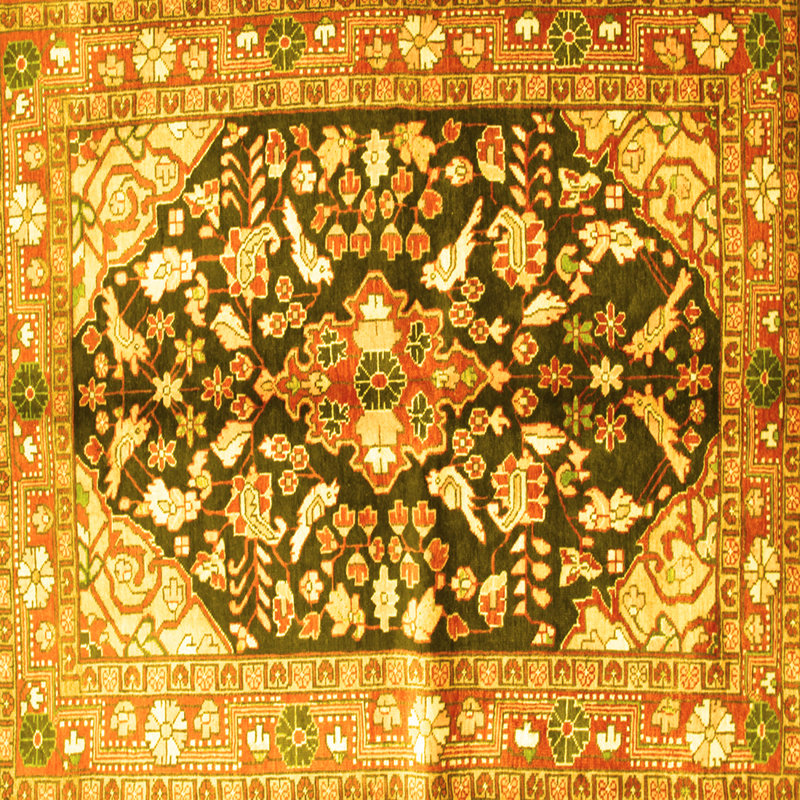 Oriental Indoor Rug, Square 4'