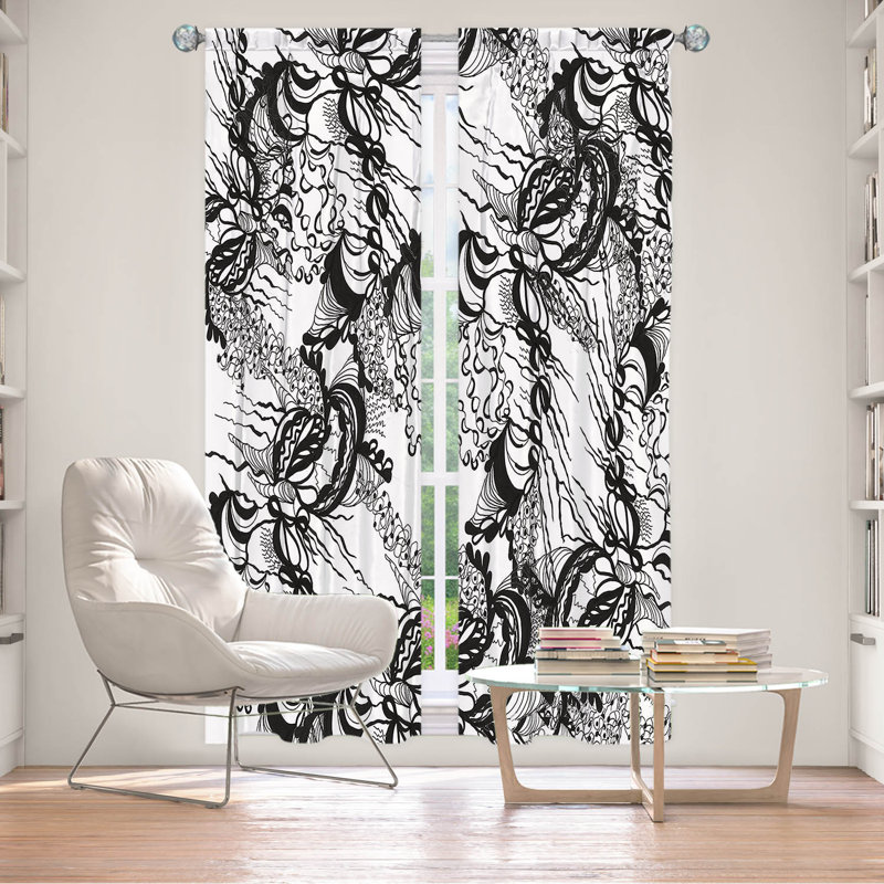 Paire de rideaux obscurcissant en polyester Lablanc, L 20 po x L 61 po