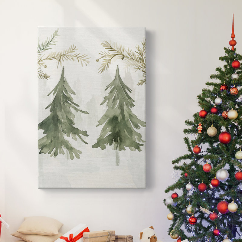 Art des Fêtes de Noël - Toile tendue avec châssis CCDCLXXVI, H 60 po x l 40 po