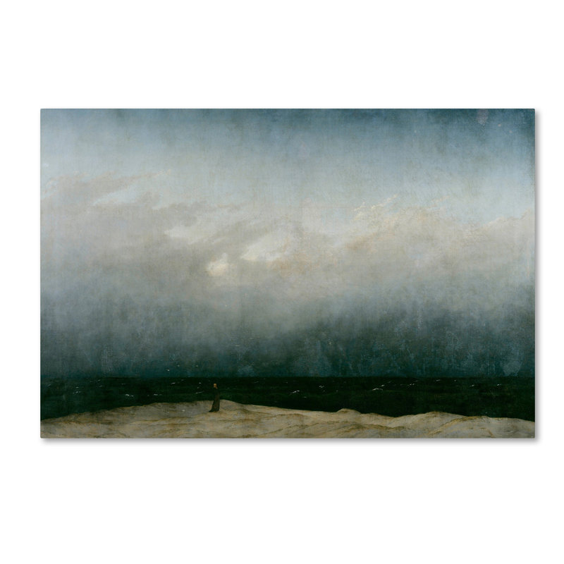 « monk », reproduction sur toile tendue, H 22 po x l 32 po