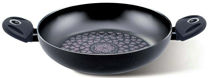 28 cm Antihaft-Wok Black Diamond aus Aluminium