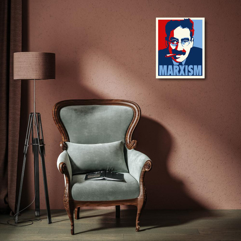 George George Hollywood, galerie de photos d'archives sur toile tendue sous le titre: Groucho marxism, H 18 po x l 15 po