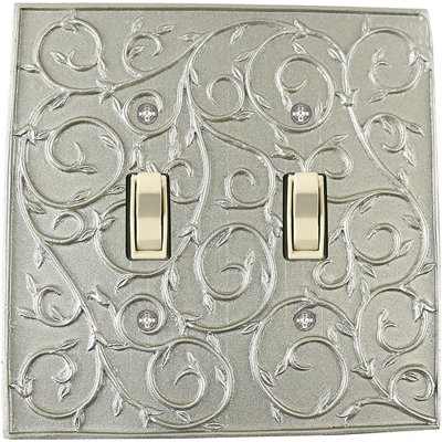 No Subject 2 - Gang Toggle Light Switch Standard Wall Plate