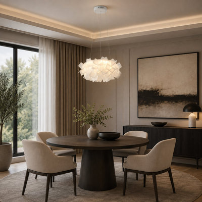 Lustre nuage blanc en acrylique Eclectic