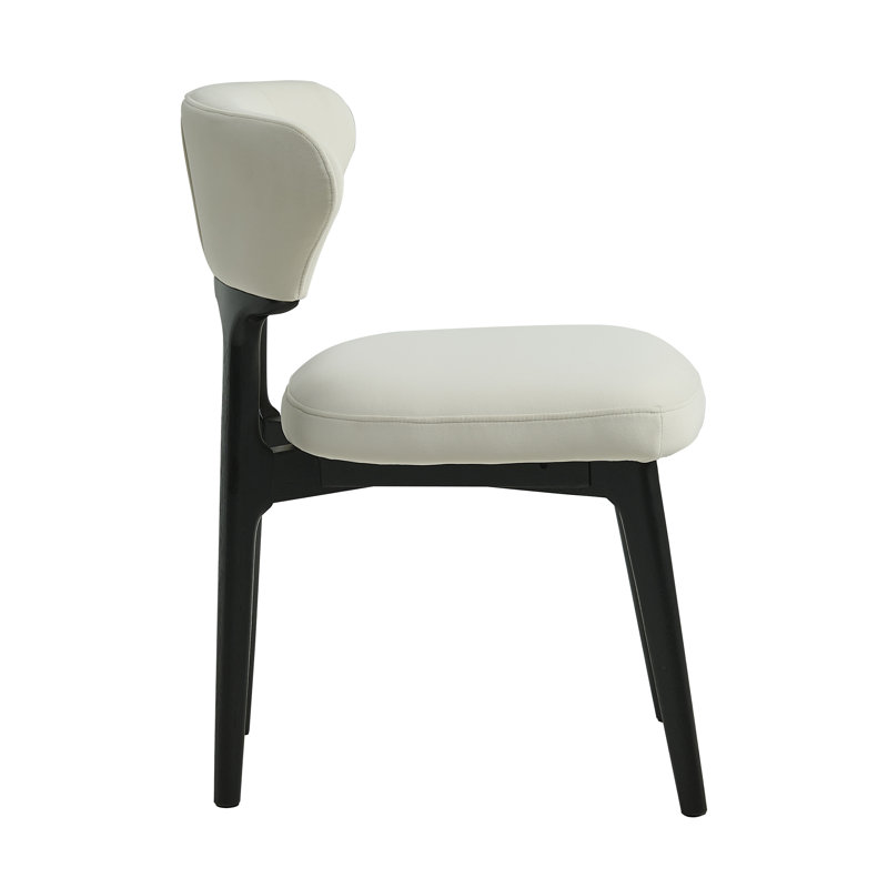 Description de la chaise de salle à manger en bois massif de luxe moderne