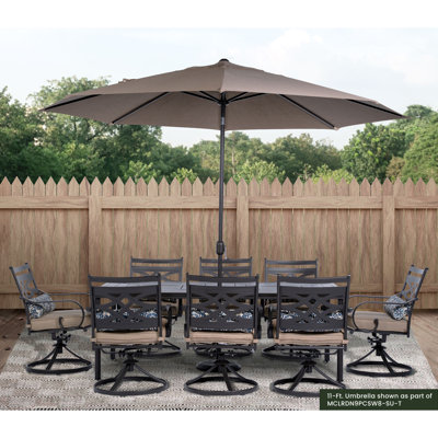 Vanille 132'' Tilt Market Umbrella
