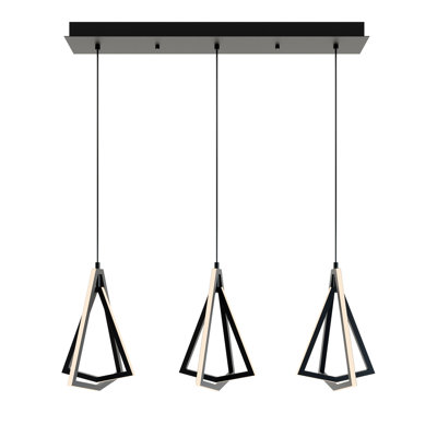Mor 3 - Light LED Kitchen Island Pendant