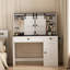 Coiffeuse Farmhouse avec miroir lumineux et tiroir de maquillage