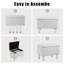 Banc de rangement rembourré en tissu