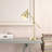 18" Table Lamp, Height Adjustable, Counterbalanced Arm, Rotary Switch On Lampshade