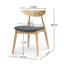 Chaise de salle à manger moderne en bois simple, ensemble de 2-2054590854-2054590850