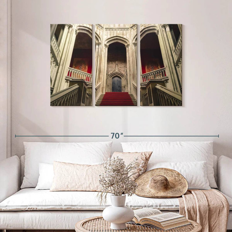 Grand escalier Hitzel, H 28 po x l 45 po