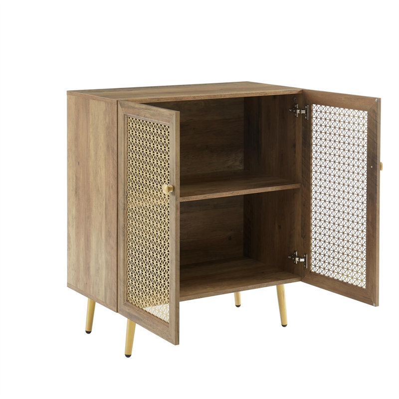 Kaivon 30.8 " W Sideboard, Rustic Oak