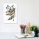 Leafed X by Chris Paschke - Wrapped Canvas Print