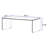 Ellice Glass Single Coffee Table