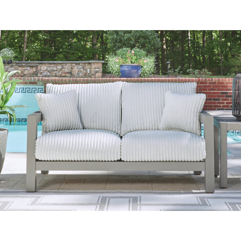 Causeuse d'extérieur avec coussin Allister