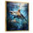 Gold Floater Framed