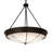 8 - Light Black/Beige Bowl Pendant