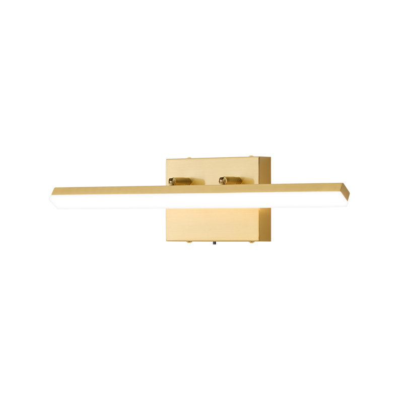 Applique murale 1 lumière à DEL à intensité variable 20 W avec 5 températures de couleur Bedale, Doré