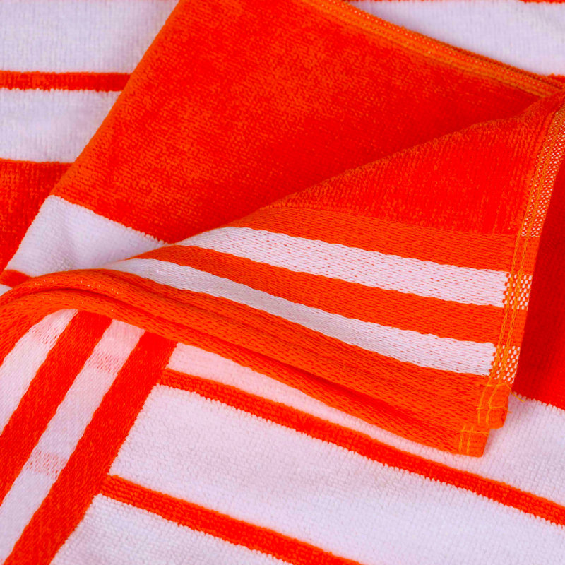 Serviette de plage Chira, Corail, Serviette de plage - 1 paquet