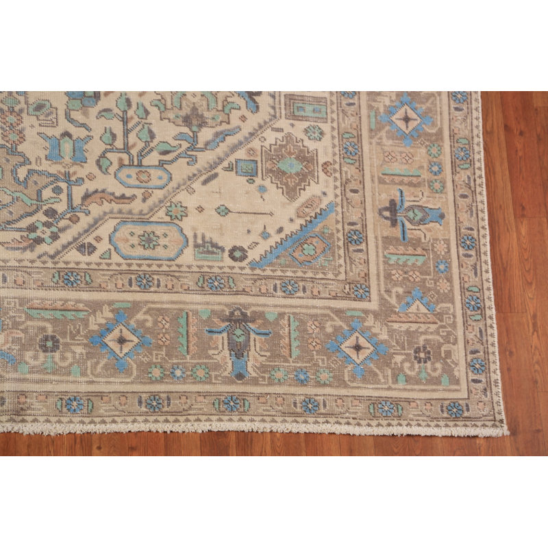 Tapis traditionnel en laine fait à la main 8 x 11
