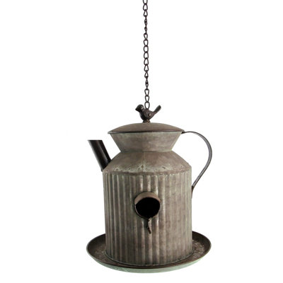 Kerynia 12'' H x 10'' W x 9.5'' D Hanging Birdhouse
