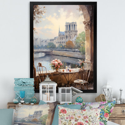 Notre Dame de Paris, Floral View II - City Paris, art mural