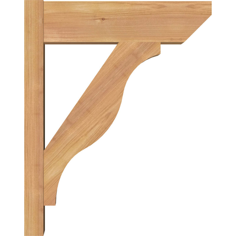 Funer à lattes Funston, P 14 po x H 26 po, Cèdre rouge occidental l 7 1/2 po (lisse)