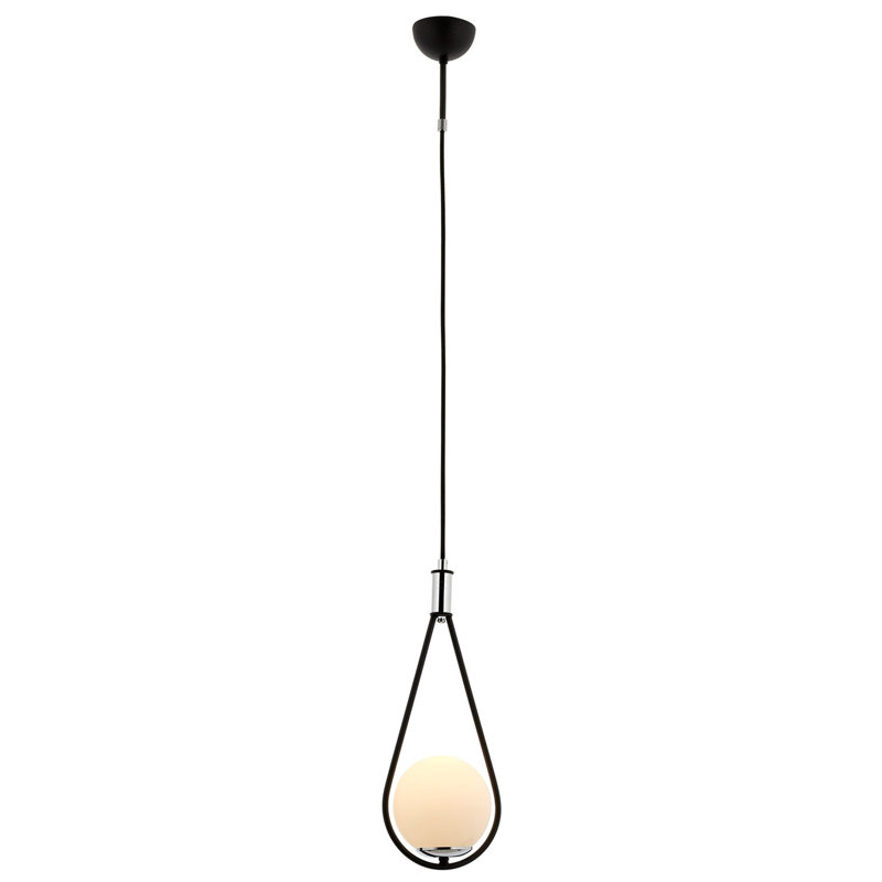 Demps 1 - Light Gold LED Teardrop Pendant
