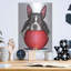 «Boston Terrier On Red Ball» par Danny Gordon-2073660254