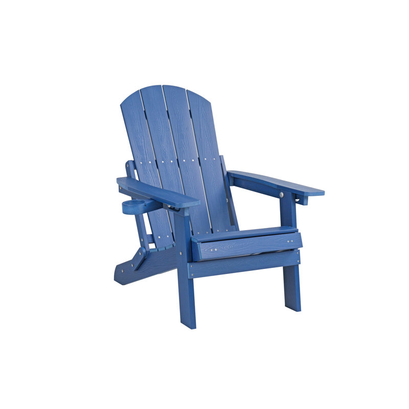 2-Piece All-Season Outdoor Lounge Chairs For Patio Leisure & Garden Relaxation Moments, Dark Blue