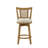 Demeterius Counter Height Or Bar Height Rubberwood Barstool With Fabric Seat-2118044287-2118044273-2118044274