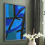Impression sur toile «Invontract Blues II» - bois massif-1498642384-1498642386