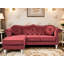 Geneva Burgundy Sofa Chaise-71376411