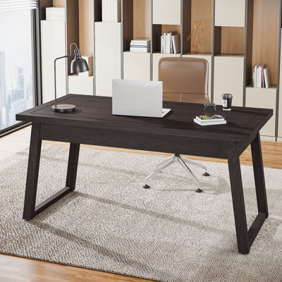55.1" W Writing Desk with Drawer, MDF