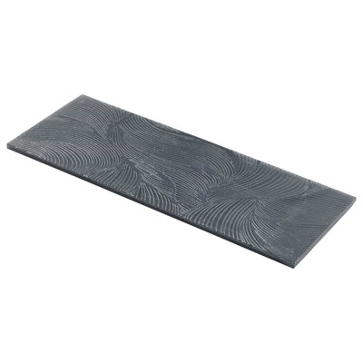 Sonya Waves 6x16 Frosted Glass Tile