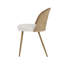 Ensemble de 4 chaises de salle à manger bohèmes en osier avec coussins moelleux-608349919