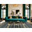 Washable Slate Ivory Striped Area Rug-585558024