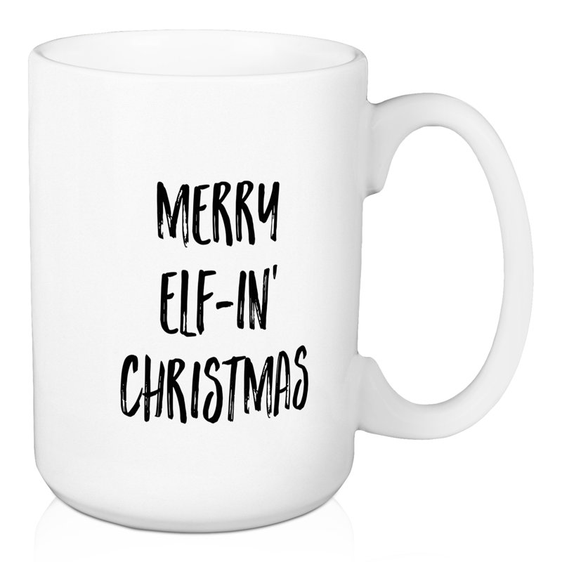 Grande tasse à café merry elf-in’christmas Chiles