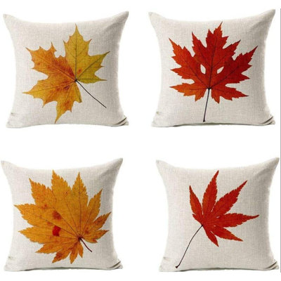 Abstract Linen Reversible Throw Pillow