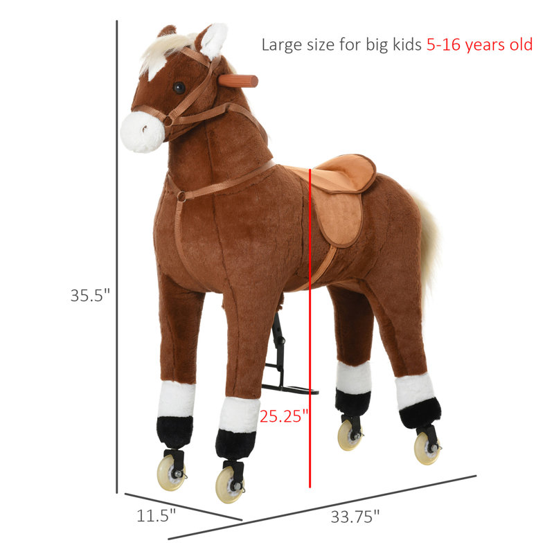 Grand jouet cheval de marche