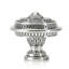 LAKEWOOD KNOB BURNISH SILVER FINISH